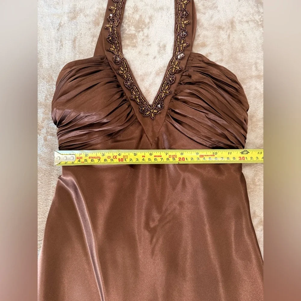 Morgan & Co. Brown vintage y2k Embellished dress - Picture 7 of 10